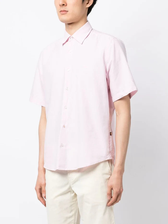 BOSS Rash Shirt Light/Pastel Pink - MAISONDEFASHION.COM