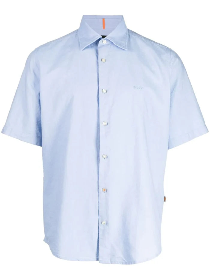 BOSS Rash Shirt Open Blue - MAISONDEFASHION.COM