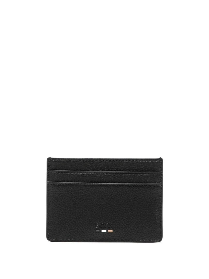 BOSS Ray Card Holder Black - MAISONDEFASHION.COM