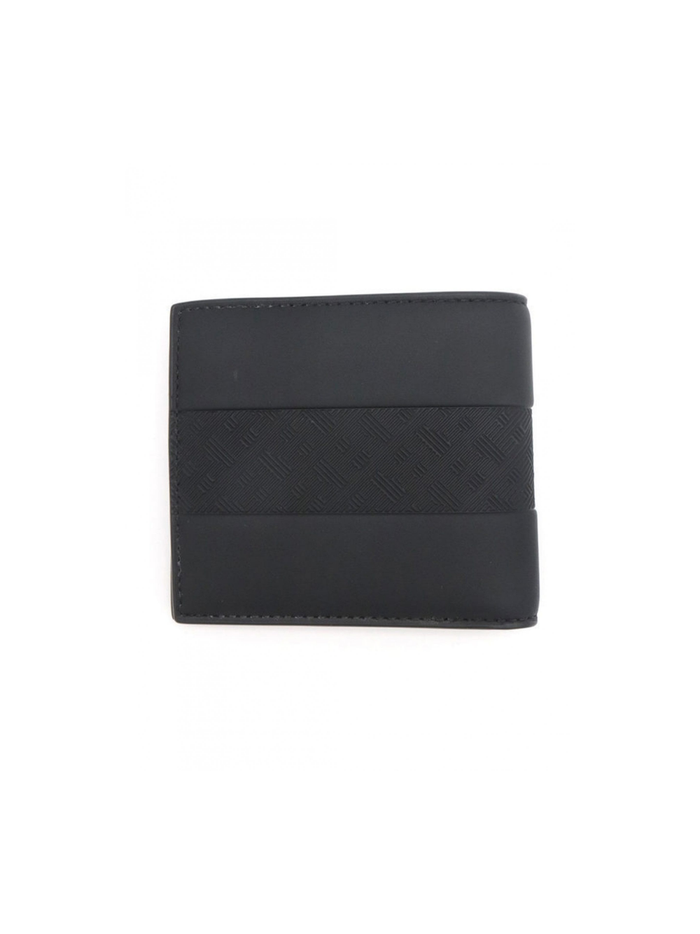 BOSS Ray MS 8CC Bill Fold Wallet Black - MAISONDEFASHION.COM
