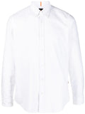 BOSS Rickert Shirt White - MAISONDEFASHION.COM