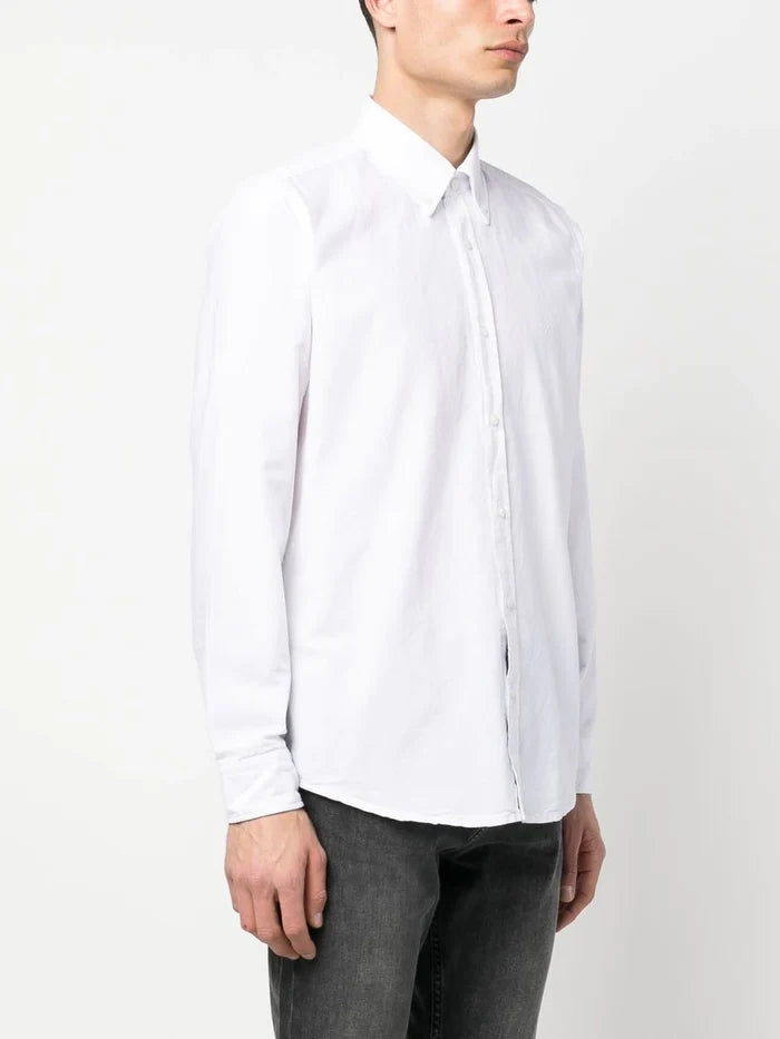 BOSS Rickert Shirt White - MAISONDEFASHION.COM