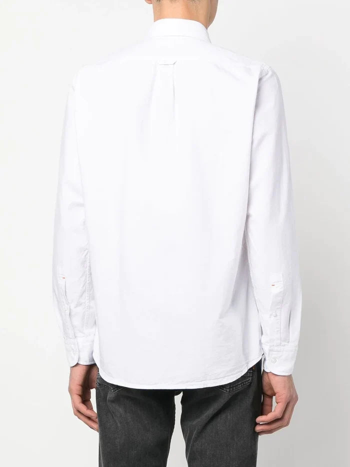 BOSS Rickert Shirt White - MAISONDEFASHION.COM
