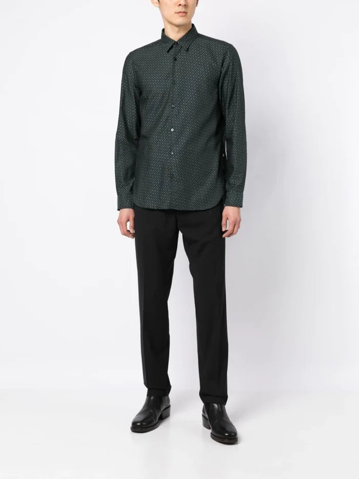 BOSS Roger Shirt Turquoise/Aqua - MAISONDEFASHION.COM