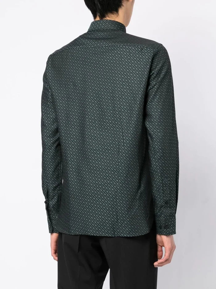BOSS Roger Shirt Turquoise/Aqua - MAISONDEFASHION.COM
