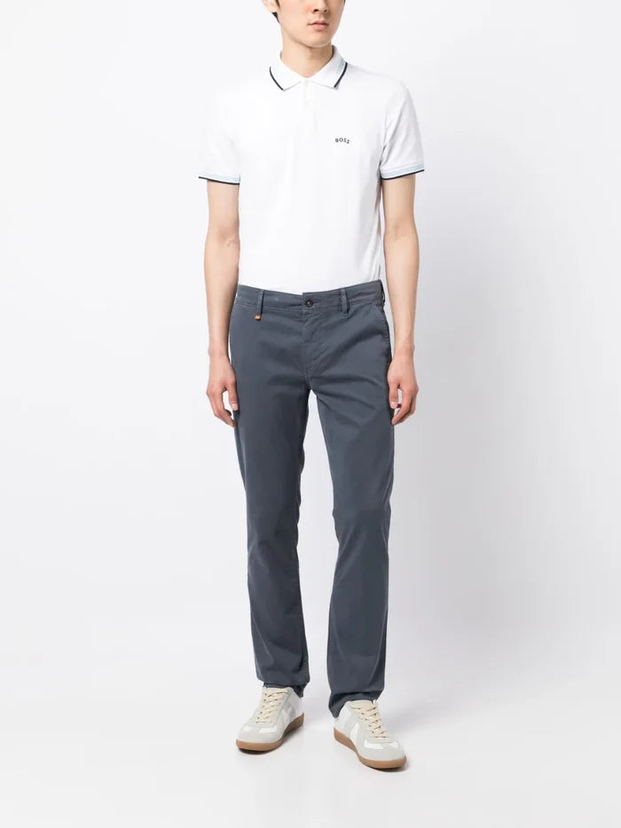 BOSS Schino-Slim D Trousers Medium Blue - MAISONDEFASHION.COM