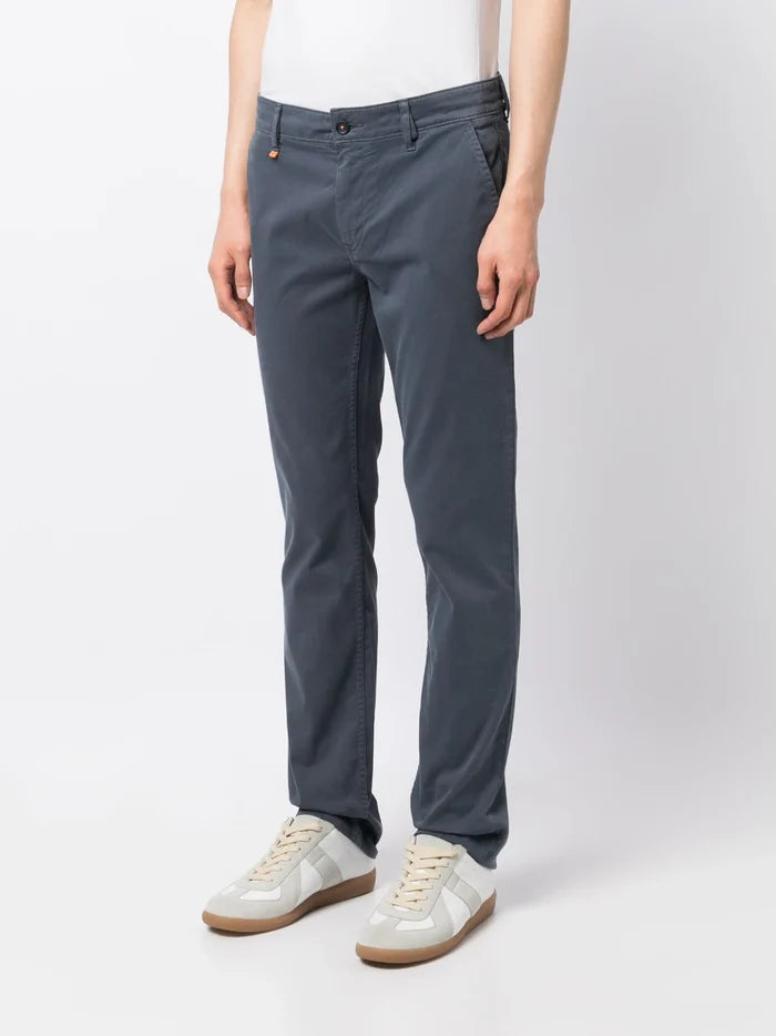 BOSS Schino-Slim D Trousers Medium Blue - MAISONDEFASHION.COM