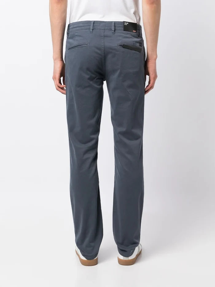 BOSS Schino-Slim D Trousers Medium Blue - MAISONDEFASHION.COM