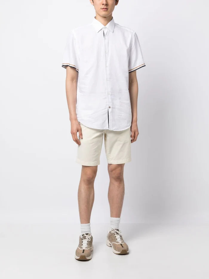 BOSS Schino-slim Shorts Light Beige - MAISONDEFASHION.COM