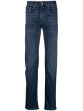 BOSS MEN Skinny Mid-waist Jeans Navy - MAISONDEFASHION.COM