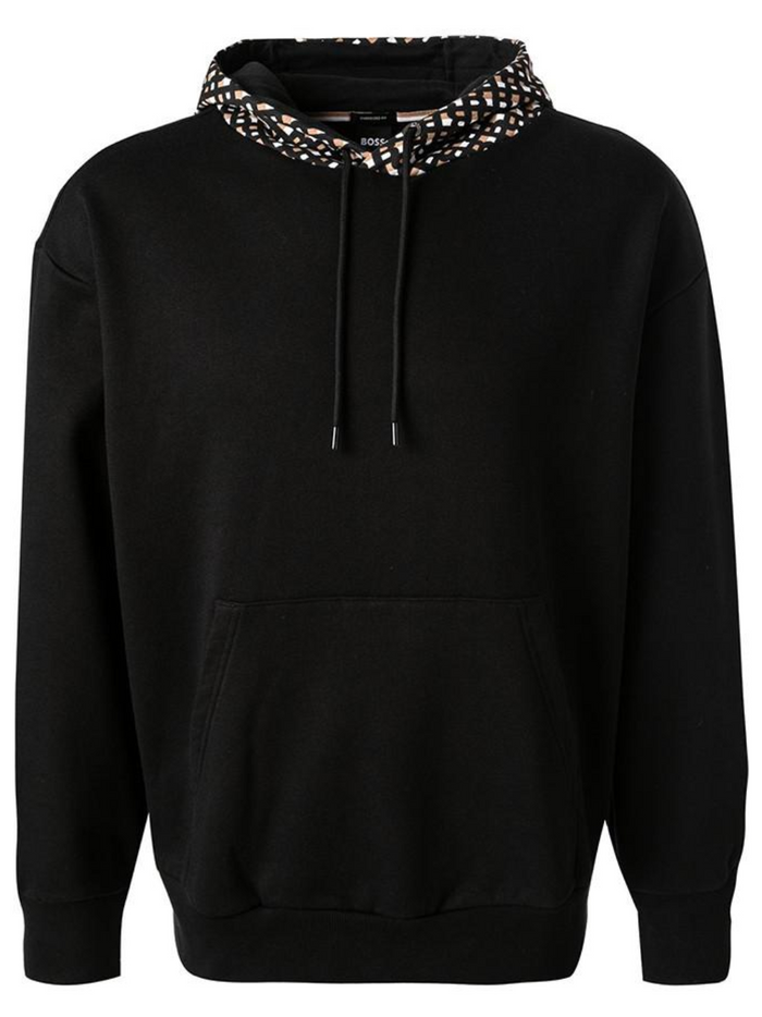BOSS Sullivan Sweatshirt Black - MAISONDEFASHION.COM