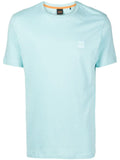 BOSS Tales T-shirt Open Light Blue - MAISONDEFASHION.COM