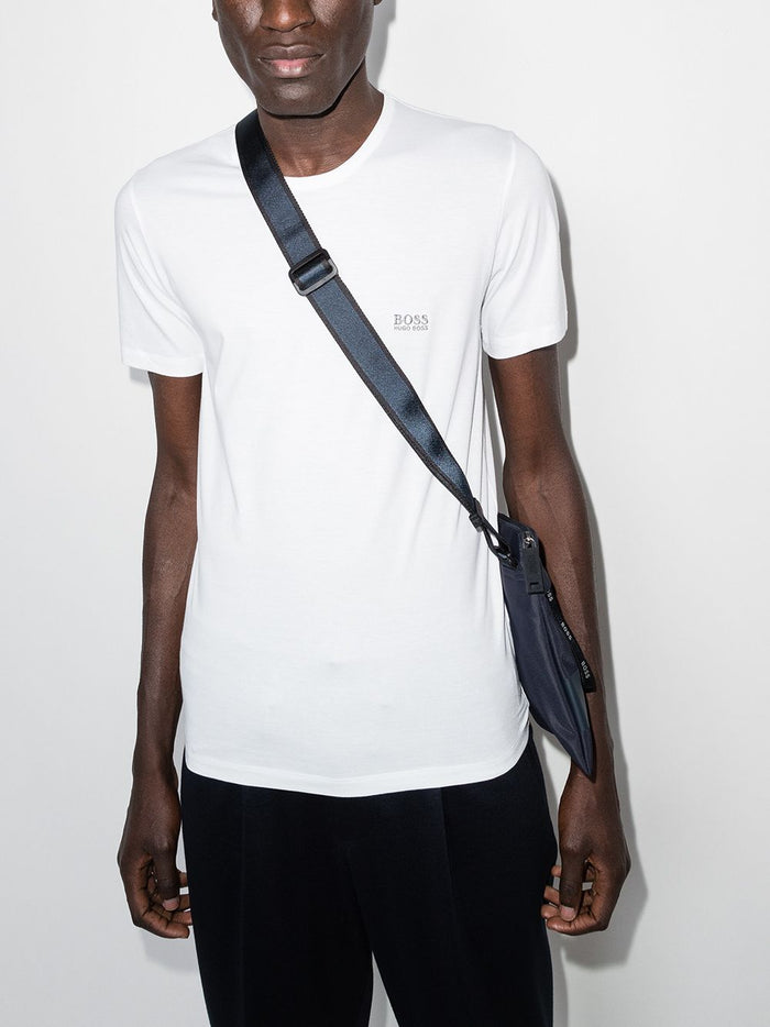 BOSS Three-pack Logo-print T-shirts White/Black/Grey - MAISONDEFASHION.COM