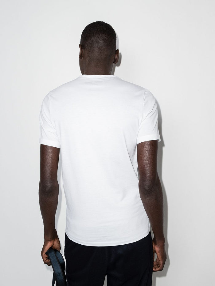 BOSS Three-pack Logo-print T-shirts White/Black/Grey - MAISONDEFASHION.COM
