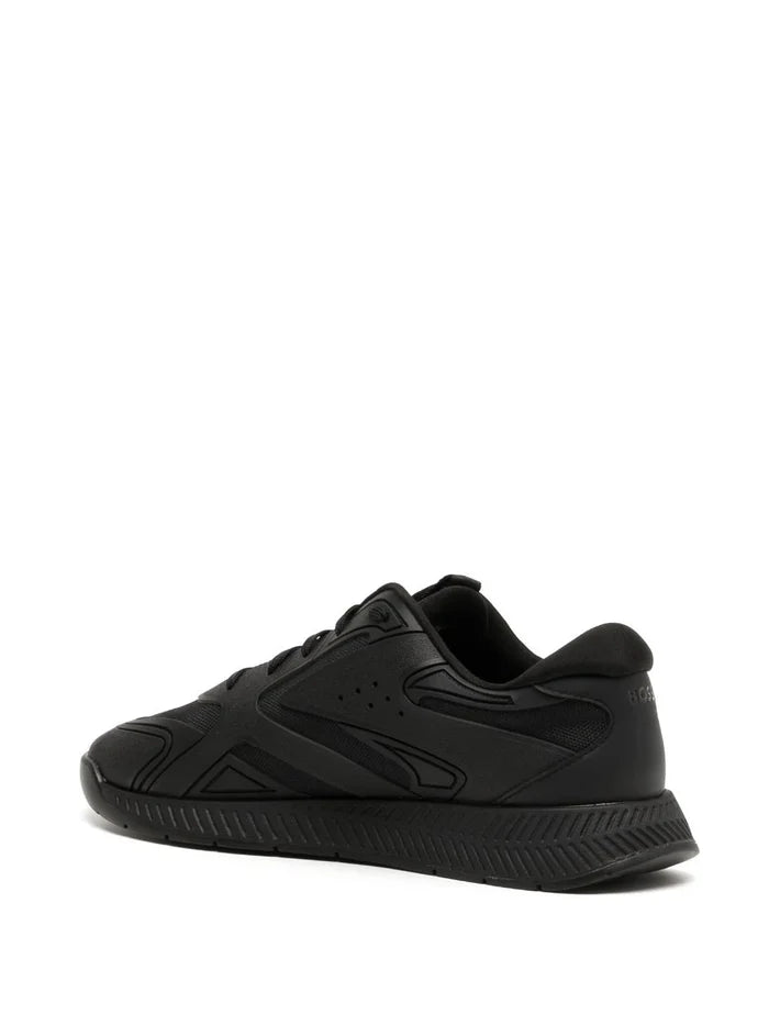 BOSS Titanium Runn Trainers Black - MAISONDEFASHION.COM