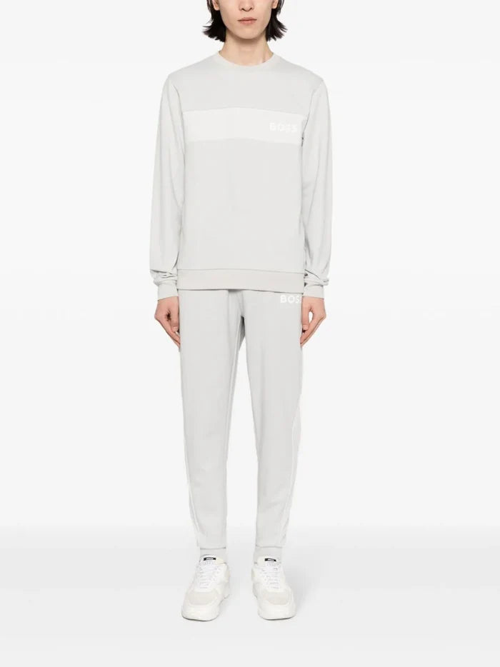 BOSS MEN Tracksuit Pants Light Grey - MAISONDEFASHION.COM