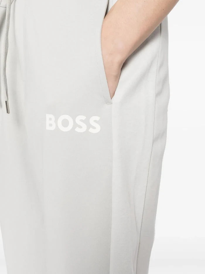 BOSS MEN Tracksuit Pants Light Grey - MAISONDEFASHION.COM
