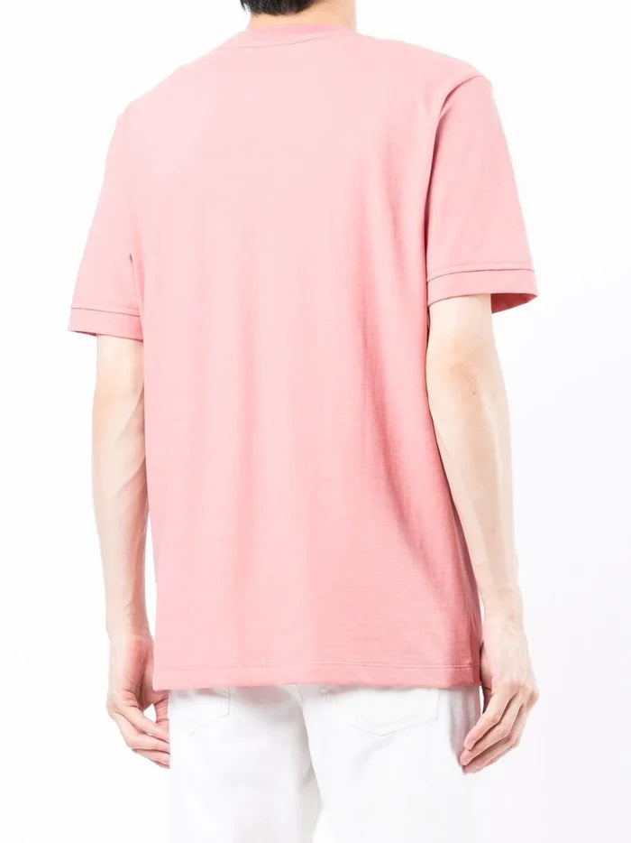 BOSS Welt-pocket Cotton T-shirt Rose Pink - MAISONDEFASHION.COM
