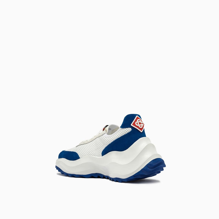CASABLANCA Atlantis Sneakers White/Navy - MAISONDEFASHION.COM