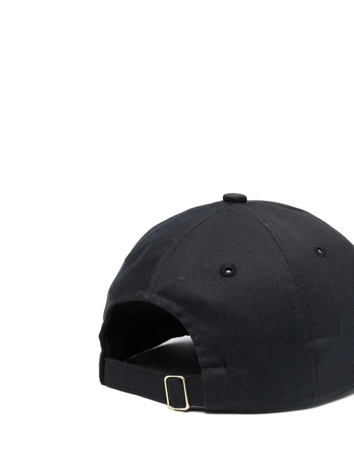CASABLANCA Casa Sport Logo Embroidered Cap Black - MAISONDEFASHION.COM