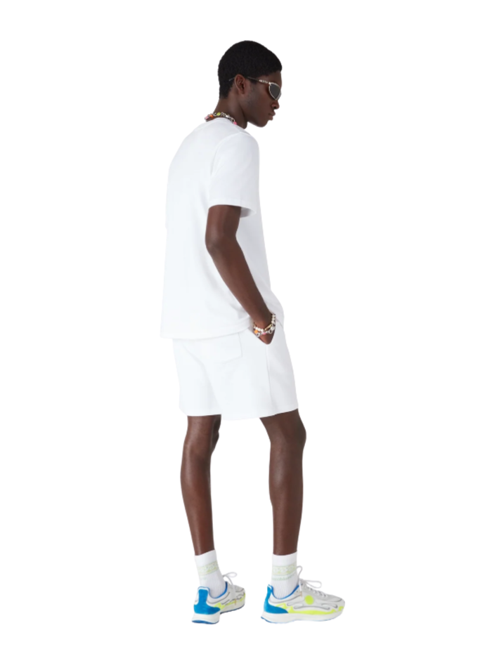CASABLANCA Innocence Triangle Sweatshorts White - MAISONDEFASHION.COM