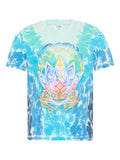 CASABLANCA KIDS Boys Surf Lotus Tie Dye T-shirt Blue - MAISONDEFASHION.COM