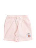 CASABLANCA KIDS Girls Waves Sweatshorts Pink - MAISONDEFASHION.COM