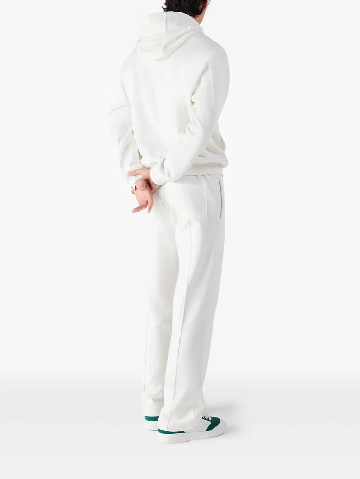 CASABLANCA Tennis Club Icon Hooded Sweatshirt White - MAISONDEFASHION.COM