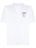 CASABLANCA UNISEX Equipement Sportif Printed T-Shirt White - MAISONDEFASHION.COM