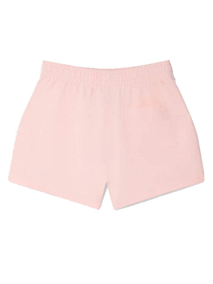 CASABLANCA WOMEN Afro Cubism Tennis Club Printed Shorts Pale Pink - MAISONDEFASHION.COM