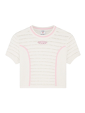 CASABLANCA WOMEN Bourgeoise Girl Top White - MAISONDEFASHION.COM
