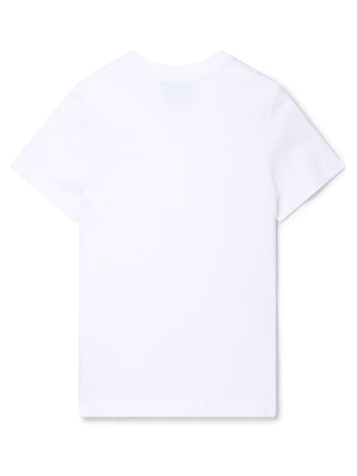 CASABLANCA WOMEN Casa Sport Icon Printed Fitted T-Shirt White - MAISONDEFASHION.COM