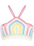 CASABLANCA WOMEN Gradient Crochet Arch Top Pastel Multicolour - MAISONDEFASHION.COM
