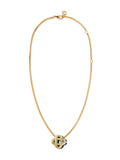 CASABLANCA WOMEN Hiking Stacked Necklace Gold/Black/Mint - MAISONDEFASHION.COM