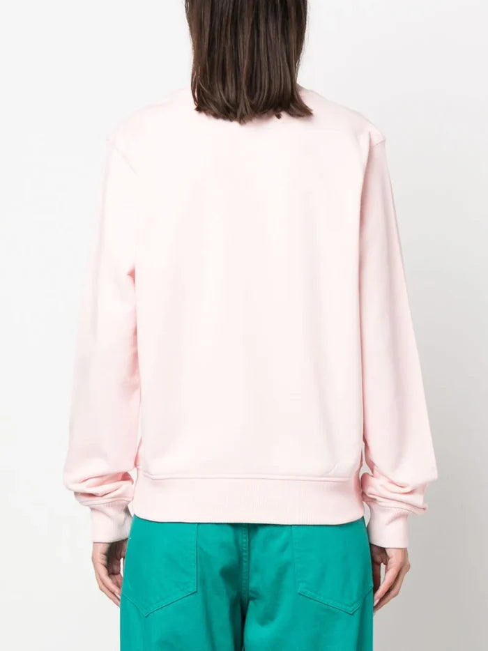 CASABLANCA WOMEN La Joueuse Printed Sweatshirt Pink - MAISONDEFASHION.COM