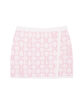 CASABLANCA WOMEN Optic Drop Wrap Mini Skirt Pink - MAISONDEFASHION.COM