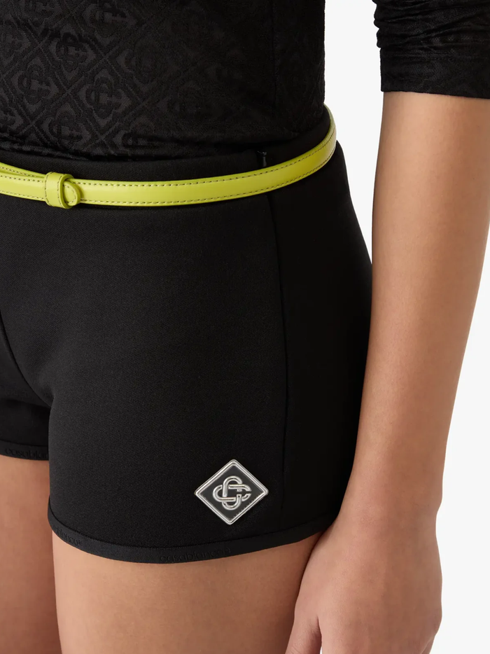 CASABLANCA WOMEN Rave Hot Pants Black - MAISONDEFASHION.COM