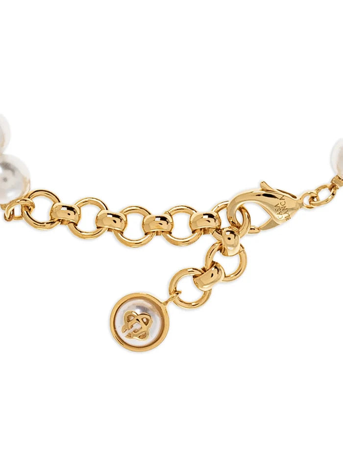 CASABLANCA WOMEN Strawberry Bracelet Gold/Pink/White - MAISONDEFASHION.COM