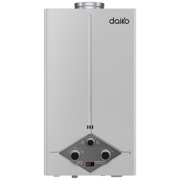 Chauffe-eau à gaz automatique 10L écran LED Daiko