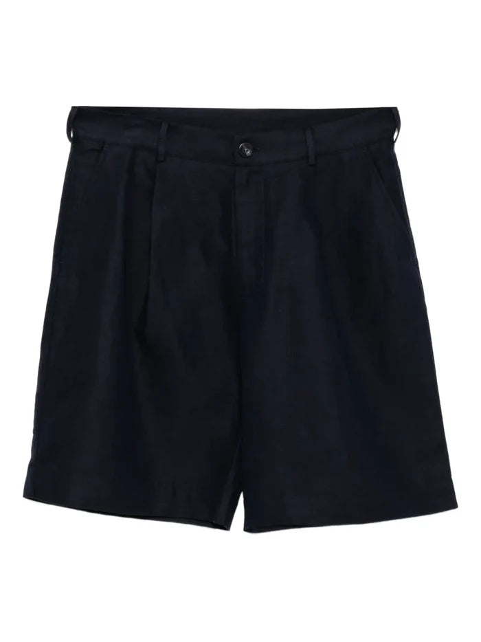 CHÉ Bermuda Nevis Shorts Navy Blue - MAISONDEFASHION.COM
