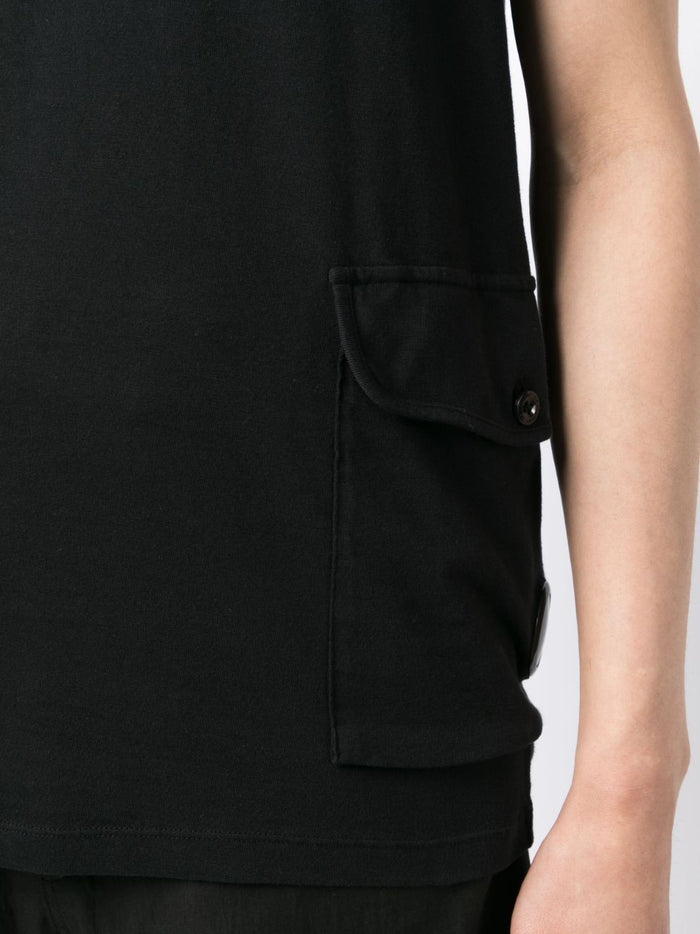 C.P COMPANY Crewneck T-shirt Black - MAISONDEFASHION.COM