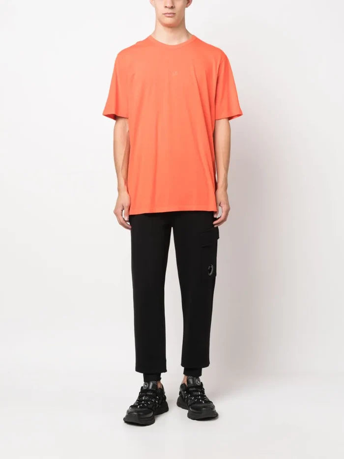 C.P. COMPANY Diagonal Raised Fleece Track Pants Black - MAISONDEFASHION.COM