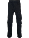 C.P. COMPANY Elasticated Lens Track Pants Black - MAISONDEFASHION.COM
