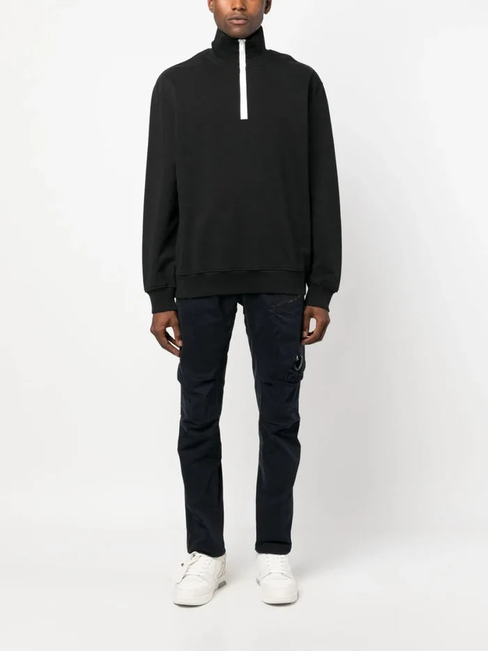 C.P. COMPANY Elasticated Lens Track Pants Black - MAISONDEFASHION.COM