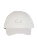 C.P. COMPANY KIDS Logo Embroidered Cap White - MAISONDEFASHION.COM
