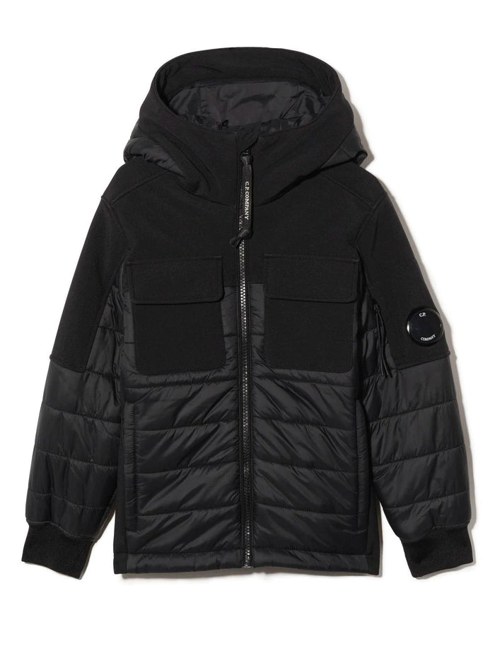 C.P. COMPANY KIDS Padded Jacket Black - MAISONDEFASHION.COM
