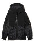C.P. COMPANY KIDS Padded Jacket Black - MAISONDEFASHION.COM