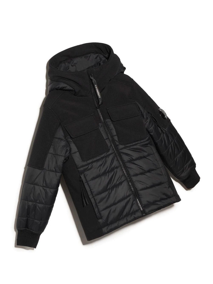 C.P. COMPANY KIDS Padded Jacket Black - MAISONDEFASHION.COM