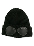 C.P. COMPANY Goggle Knit Beanie Black - MAISONDEFASHION.COM