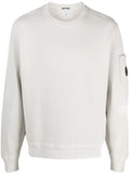 C.P. COMPANY Lens Pocket Detail Sweatshirt Grey - MAISONDEFASHION.COM